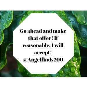 Accepting reasonable offers!